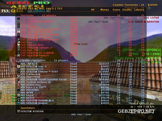 16v16 MAÇ GEBZE PRO